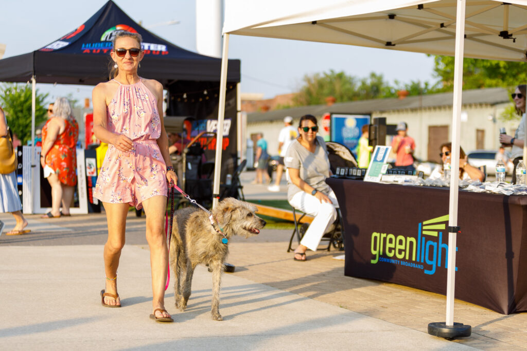 sponsor tent at gig in the park concert
